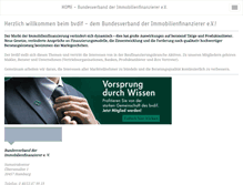 Tablet Screenshot of bvdif.de